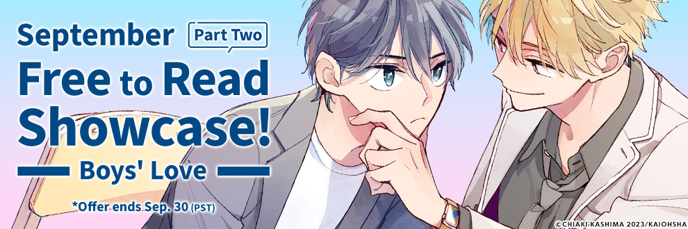 September Free to Read Showcase! Part Two! Boys' Love