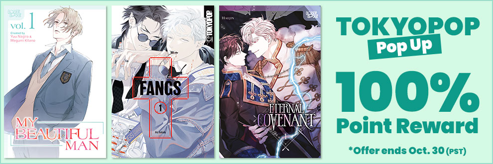 TOKYOPOP Pop Up 100% Point Reward