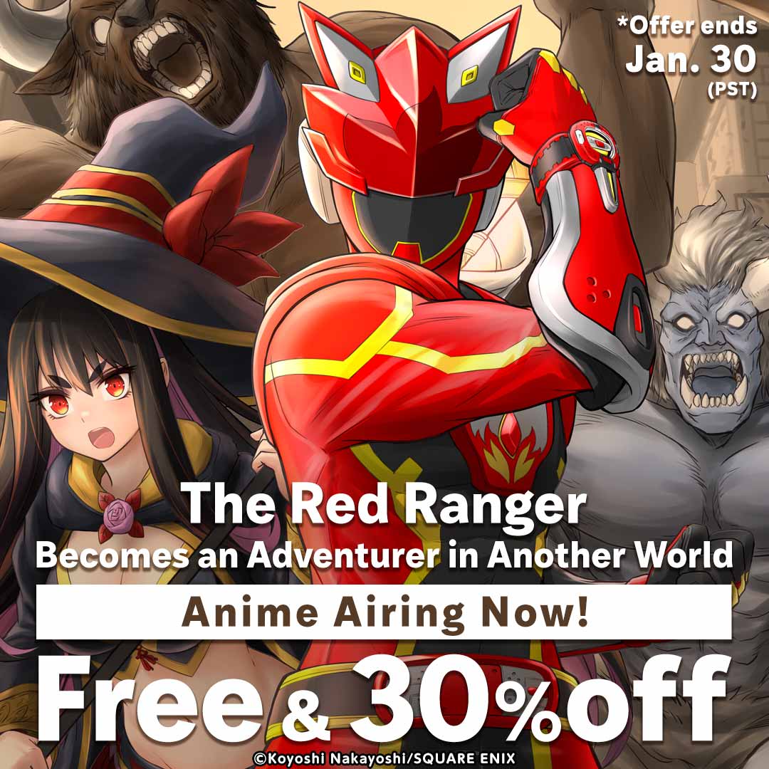 The Red Ranger Becomes an Adventurer in Another World Anime Airing Now! Free & 30% Off