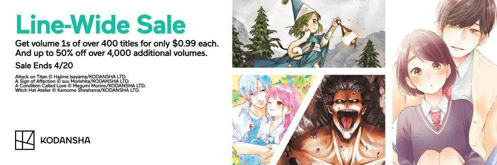 Kodansha Sale: Line-Wide