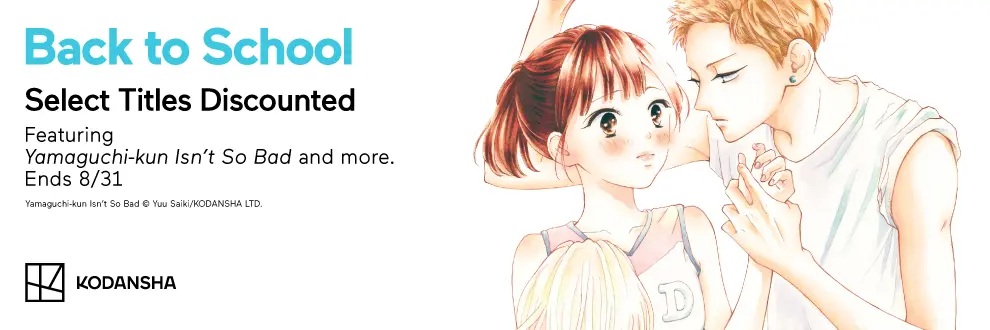 Kodansha Sale: Back to School