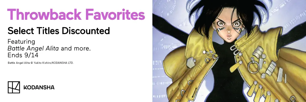 Kodansha Sale: Throwback Favorites