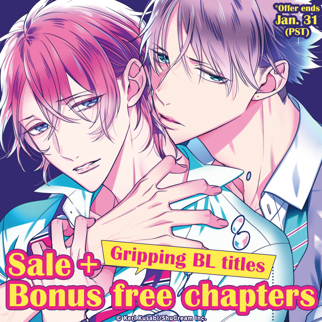 Gripping BL titles Sale + Bonus free chapters
