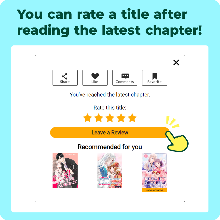 You can rate a title after reading the latest chapter!