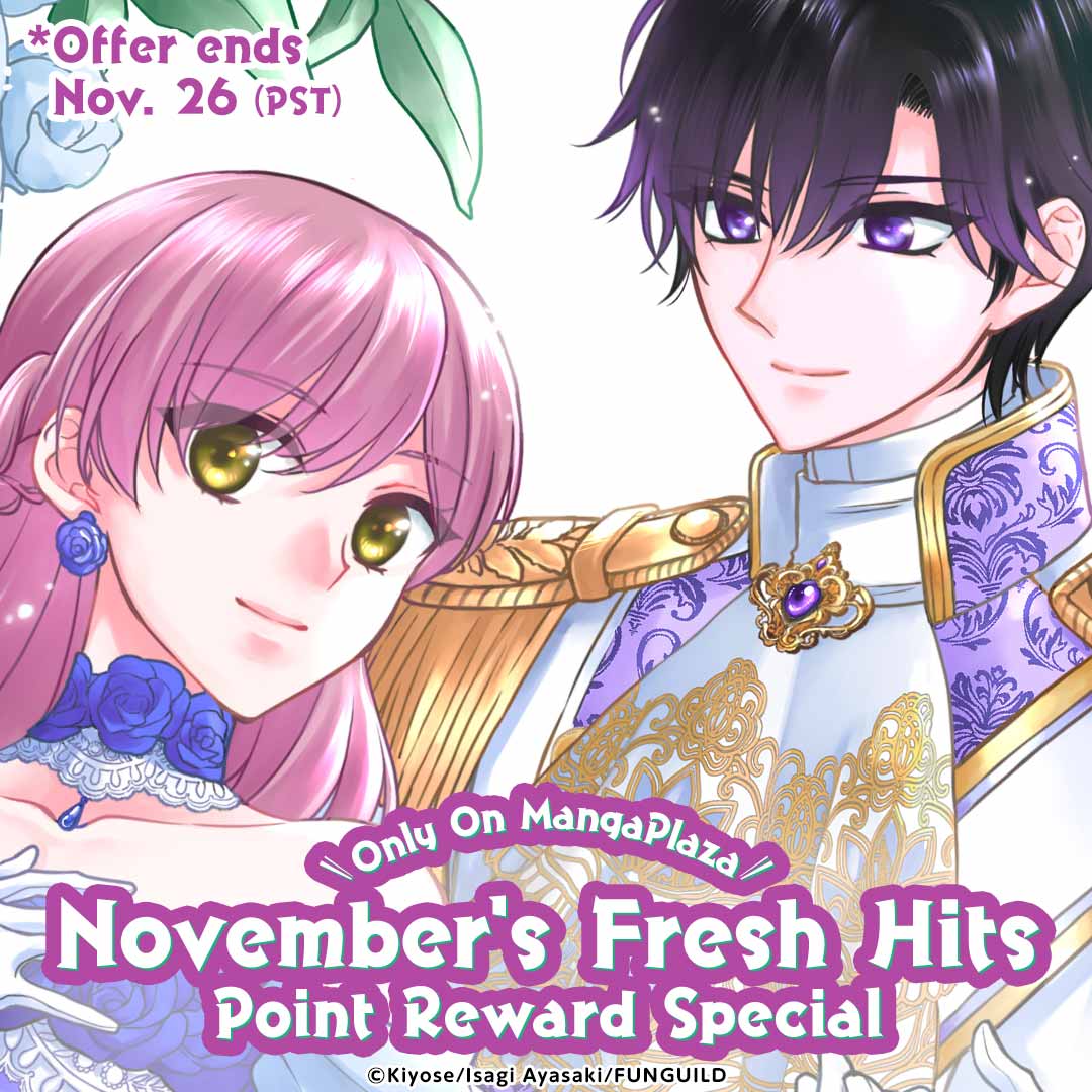 Only On MangaPlaza November's Fresh Hits Point Reward Special