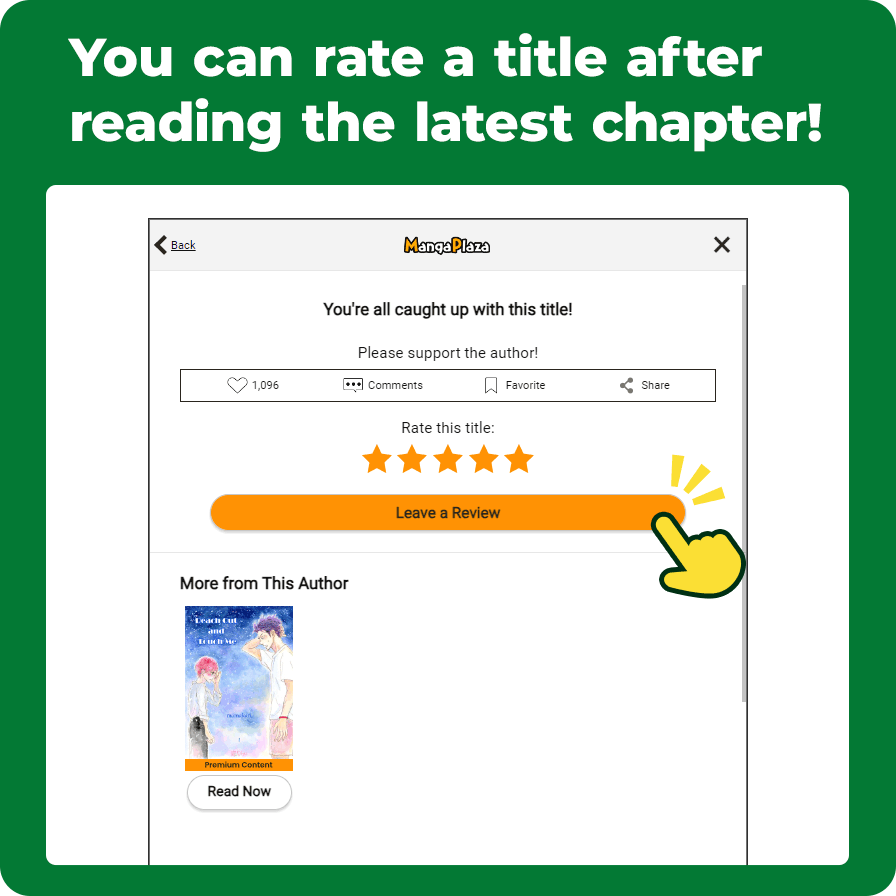 You can rate a title after reading the latest chapter!