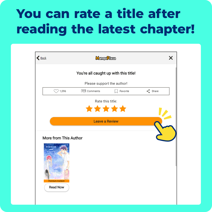 You can rate a title after reading the latest chapter!