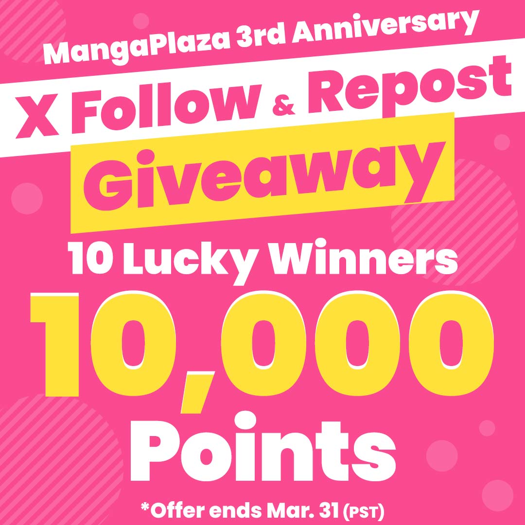 MangaPlaza 3rd Anniversary X Follow & Repost Giveaway
