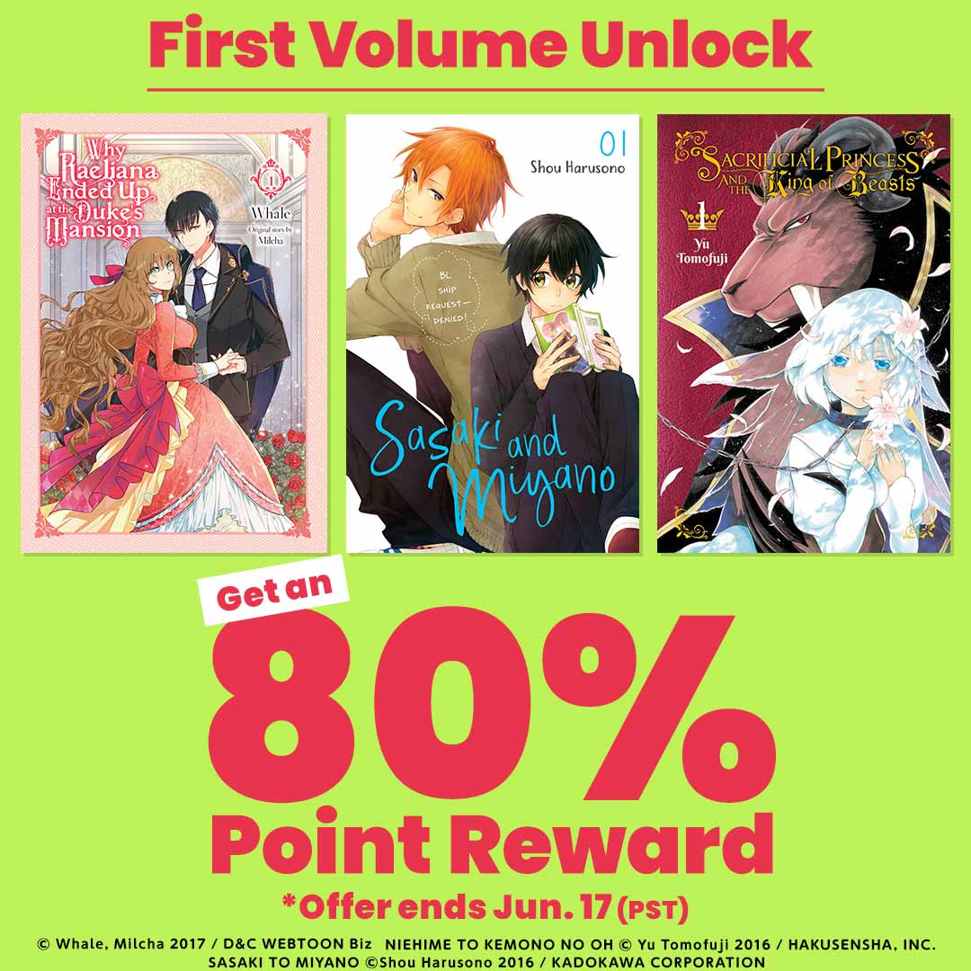 First Volume Unlock Get an 80% Point Reward