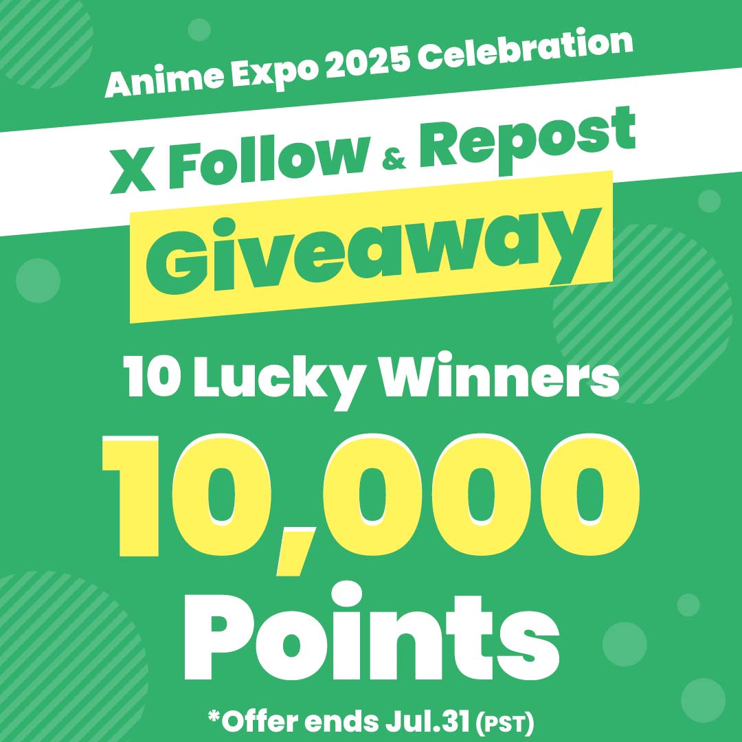 Anime Expo 2025 Celebration X Follow & Repost Giveaway