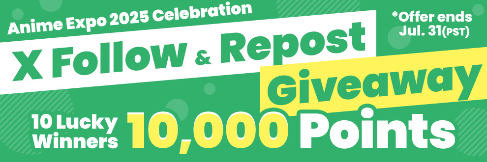 Anime Expo 2025 Celebration X Follow & Repost Giveaway
