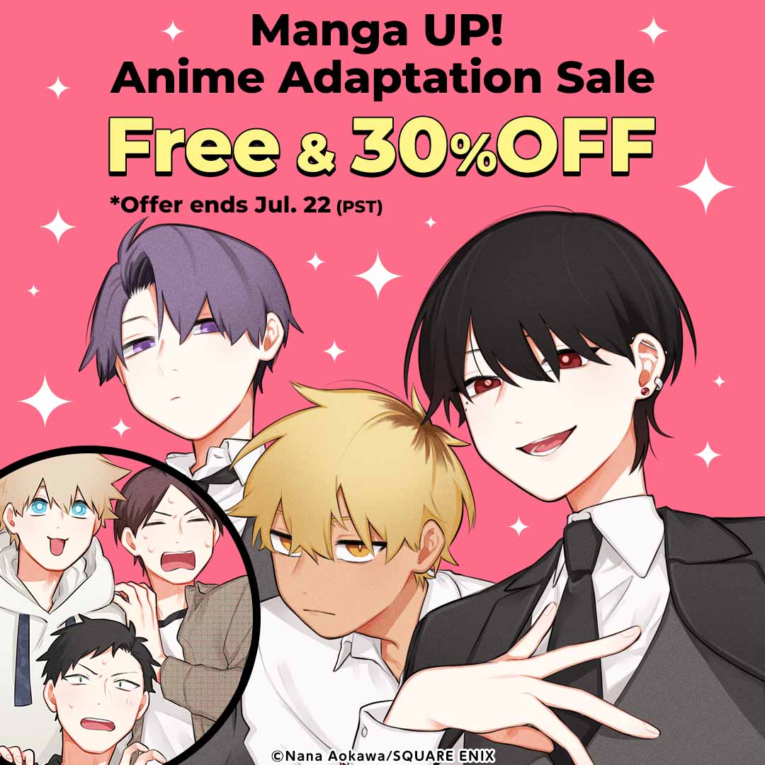 Manga UP! Anime Adaptation Sale Free & 30% OFF