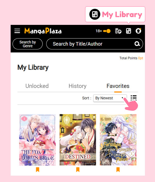 Check your 'My Library'