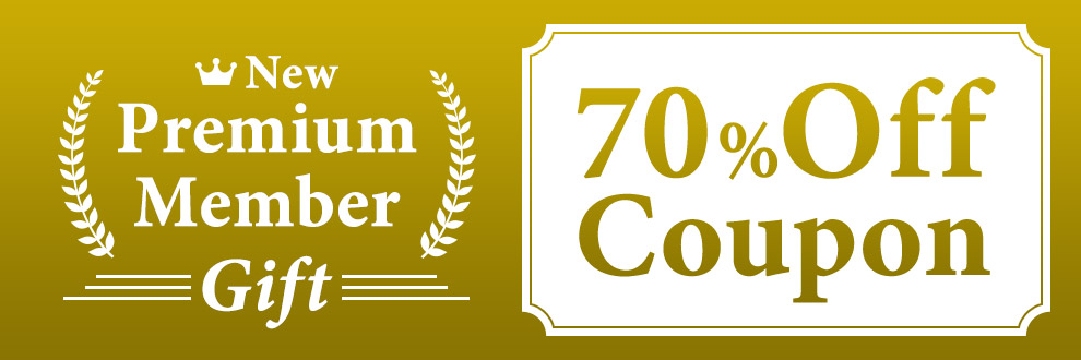 New Premium Member Gift: 70% Off Coupon