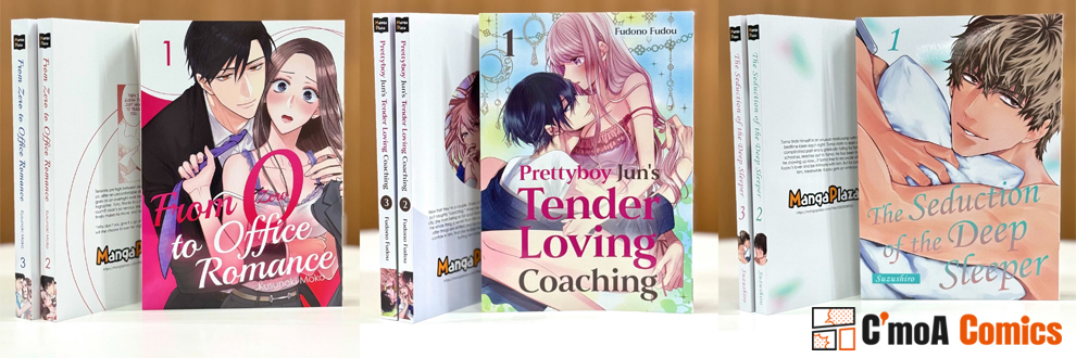 3 Hit MangaPlaza Titles Coming to Print at U.S. Kinokuniya Locations