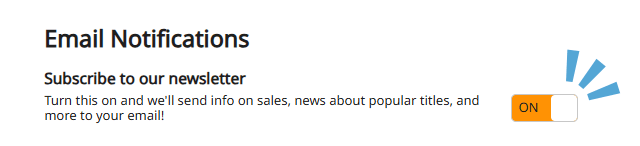 Subscribe to our newsletter