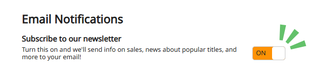 Subscribe to our newsletter