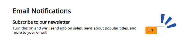 Subscribe to our newsletter